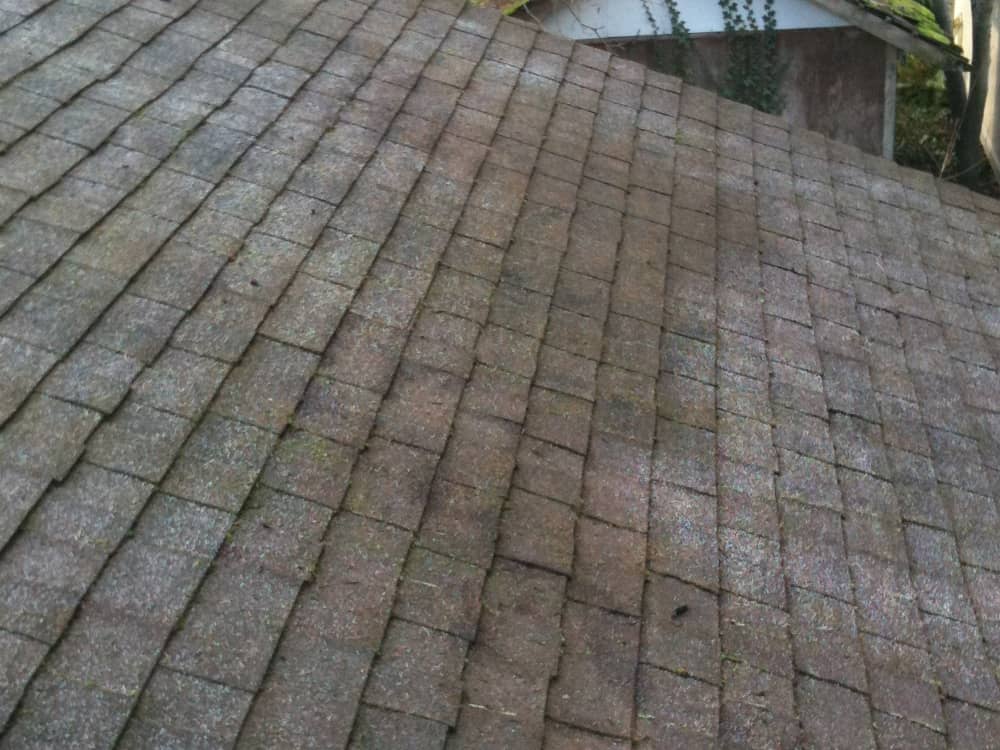 Bonney Lake Roof Cleaning and Moss Removal Before and After