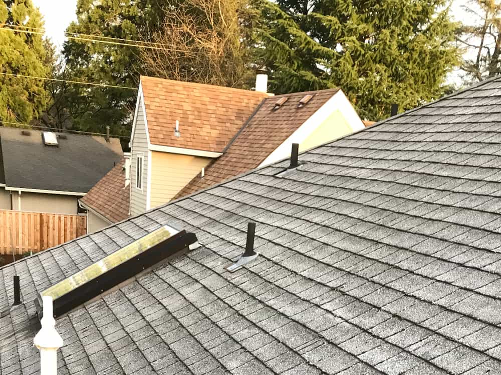 Forest Grove Roof Cleaning and Moss Removal Before and After