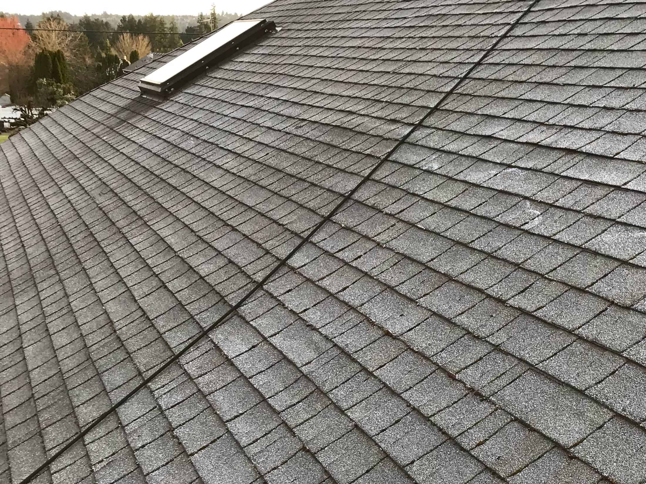 Renton Roof Cleaning and Moss Removal Before and After