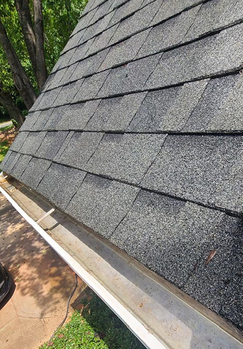 Ballard Gutter Whitening Service Before and After