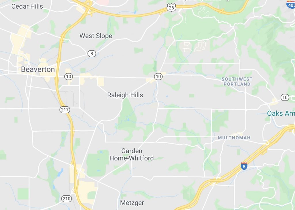 East suburbs service area map