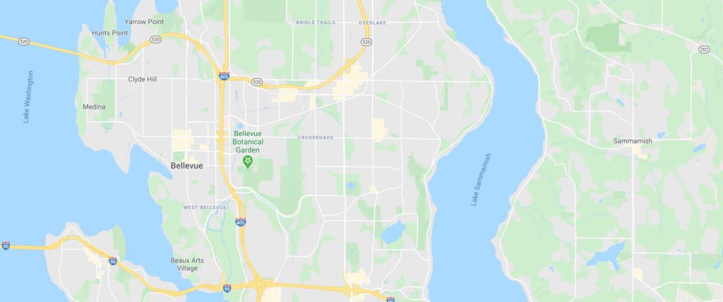 Eastside Service Area Map
