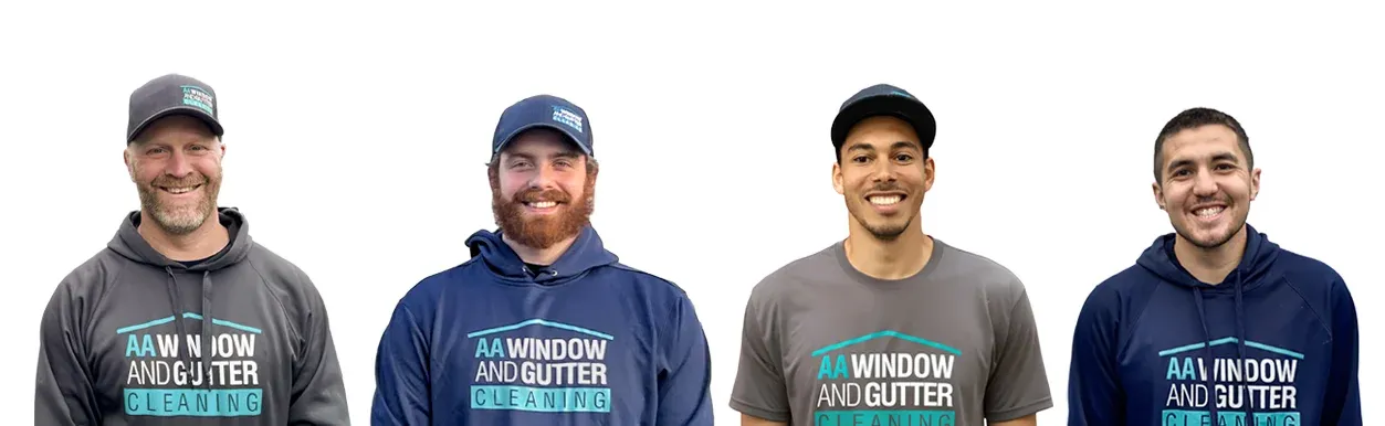 Group image of AA Window Roof and Gutter Cleaning employees