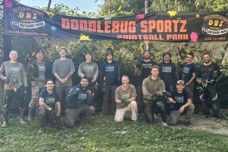 Team Building event, paintball fun